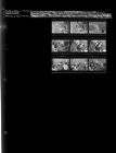 Baseball game; Men working with parking meters (9 Negatives) (May 6, 1964) [Sleeve 28, Folder a, Box 33]